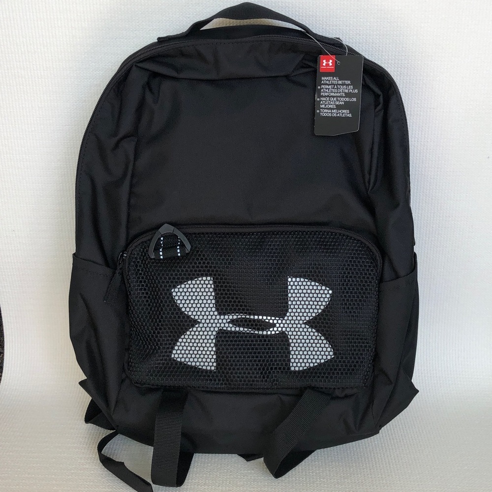 NWT Under Armour Black Backpack